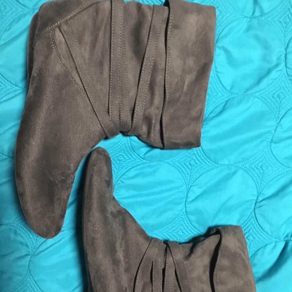 Grey booties